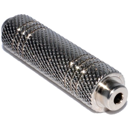 Kenable 2.5mm (2.5 mm) Jack Coupler Joiner - Stereo Socket to Socket Metal