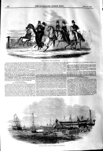 BATEAU 1845 DE CHEVAUX DE HYDE PARK ALFRED INDIAMAN BLACKWALL BATEAU 1845 DE CHEVAUX DE HYDE PARK ALFRED INDIAMAN BLACKWALL