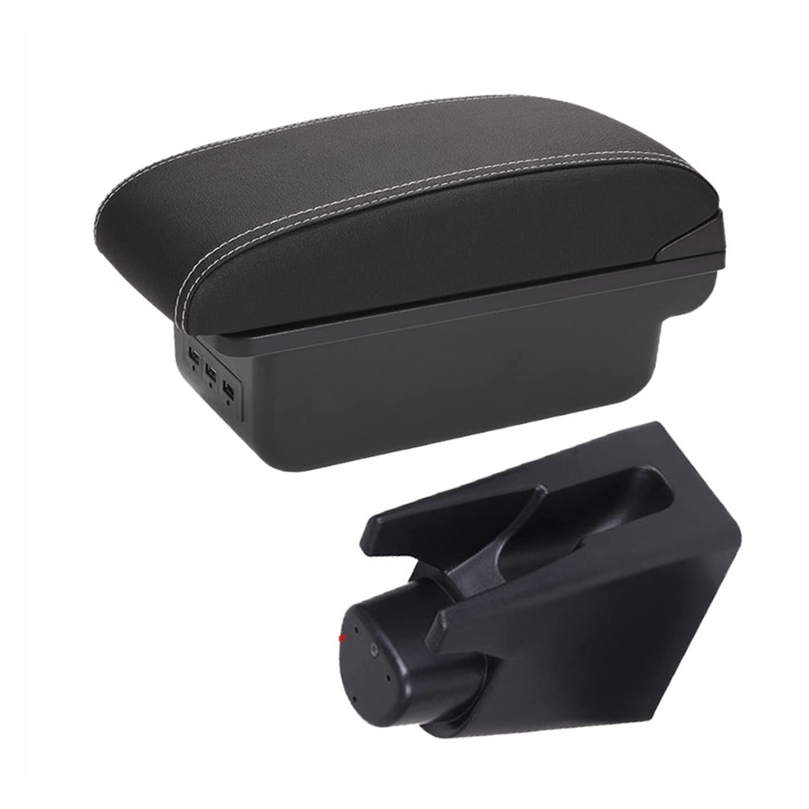 Baiqimv For Toyota For Etios For Aygo BJ Car Armrest Box Car Accessories Store Box USB(B3 3USB)