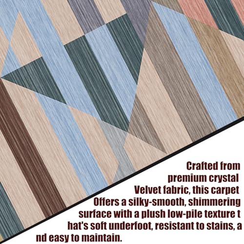 Alfombra corredor 85 x 250 cm antideslizante y resistente para pasillos 5