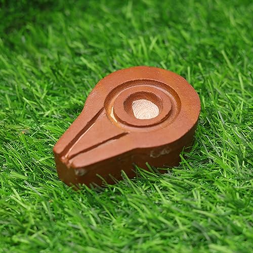 Image of Neelkanth Shivling Stone - Original Narmada Stone Red 3 Inch Jaladhari, Yoni Base, Lingam Holder, Panapitham Shivling Base Pitha Stand For Home Puja