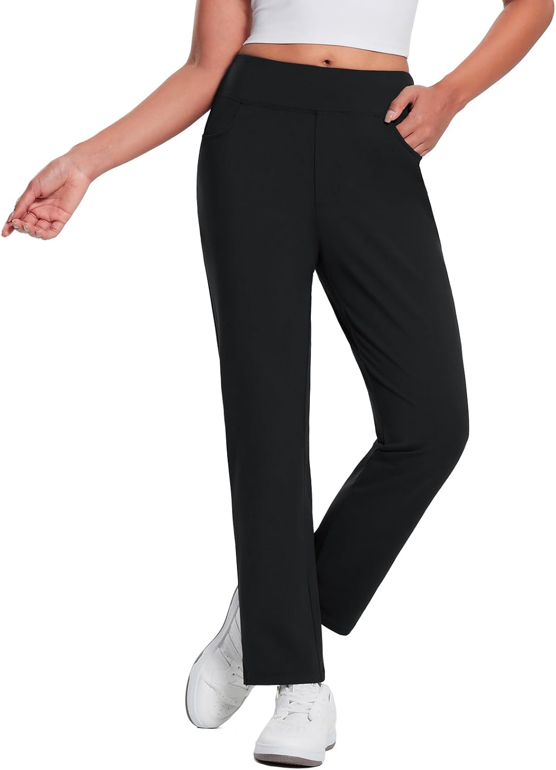 Baleaf Women’s Water-Resistant Fleece-Lined Thermal Travel Pants Baleaf Women’s Water-Resistant Fleece-Lined Thermal Travel Pants