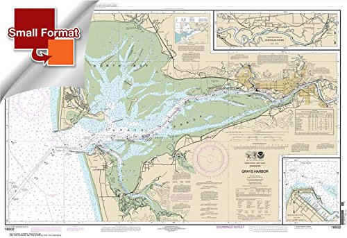 Paradise Cay Publications NOAA Chart 18502: Grays Harbor; Westhaven Cove 21.00 x 30.69 (Small Format Waterproof)