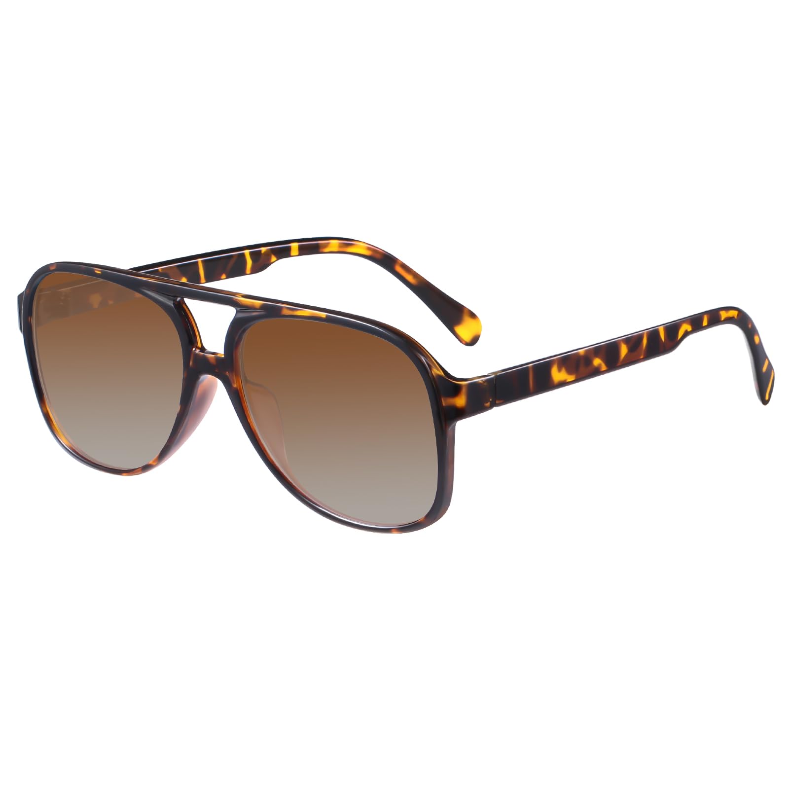 YDAOWKN Retro Aviator Sunglasses for Women Mens Large Frame Classic Vintage 70s Sun Glasses Aviators