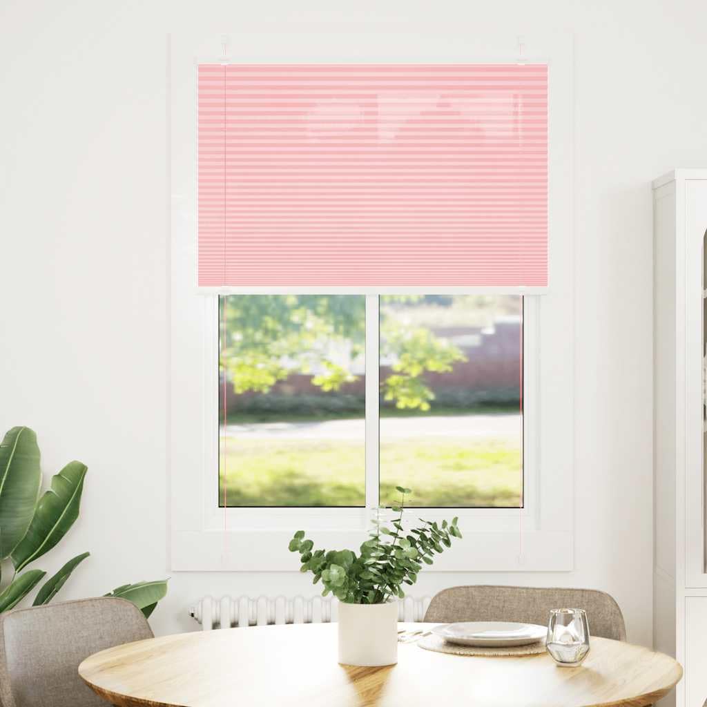 Tenda plissettata antracite, 40 x 100 cm, larghezza tessuto 39,4 cm, per finestre con protezione solare e sguardi indiscreti, 4 larghezze pieghe, poliestere 40 x 100 cm