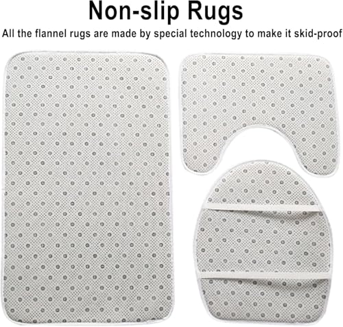 Badezimmerteppich Regenbogen Delphin Badteppich rutschfest Waschbar Badgarnitur 3 Teilig – Badematte Set Mit Wc-Vorleger Und Badematte,Teppich Badezimmer Für Sicherheit Und Komfort Im Bad 50×80Cm – Bild 7