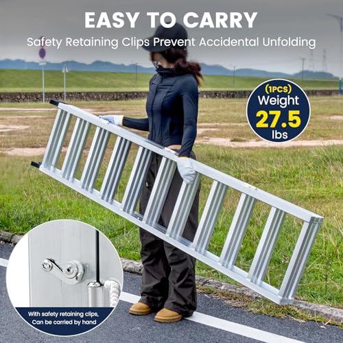 Rampa de carga KROAK de aluminio 77 x 54 pulgadas miniatura 6