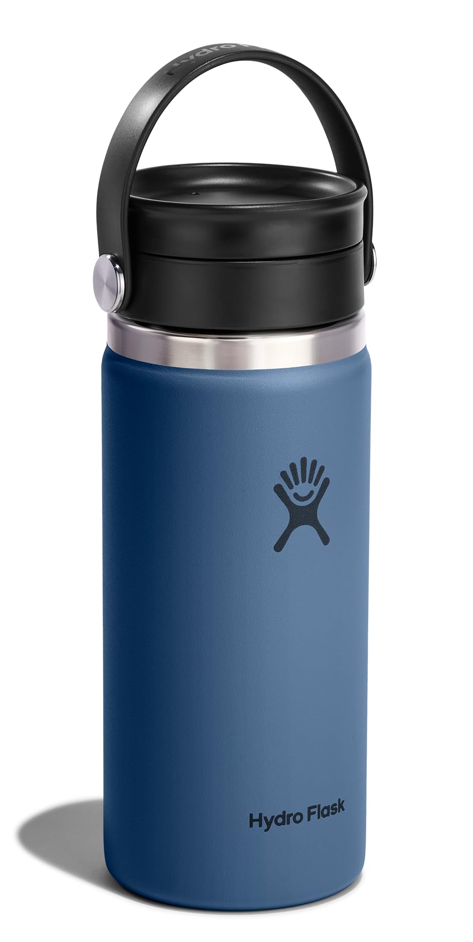 Hydro Flask Flex Sip kubek do kawy – izolowany kubek ze stali nierdzewnej, nie rozlewa się, szczelny podróżny kubek do kawy 470 ml niebieski (Harbor Blue)