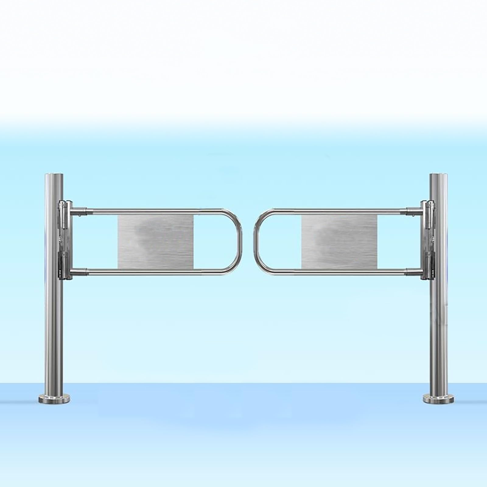 Portillon De Sécurité À Ressort,Porte À Automatique Bidirectionnelle | Fermeture Automatique,Contrôle D'accès Piéton Pour Bibliothèques,Magasins,Centres,Acier Inoxydable(110cm/43.3in)