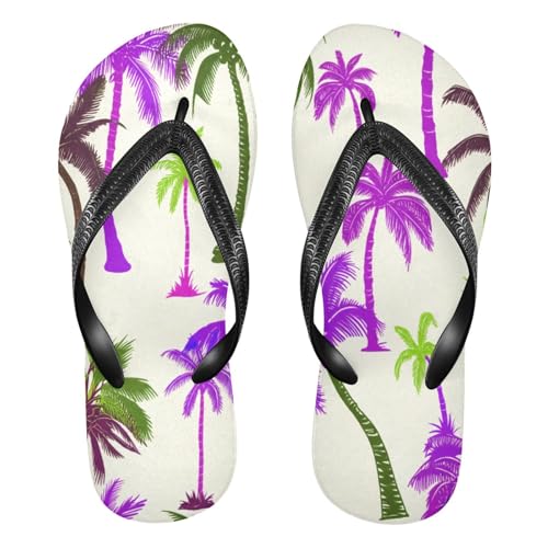 STAYTOP Tropical Coconut Tree Flip Flops Sandals of Men's & Women's,Sandals Beach Slippers Shower Slides