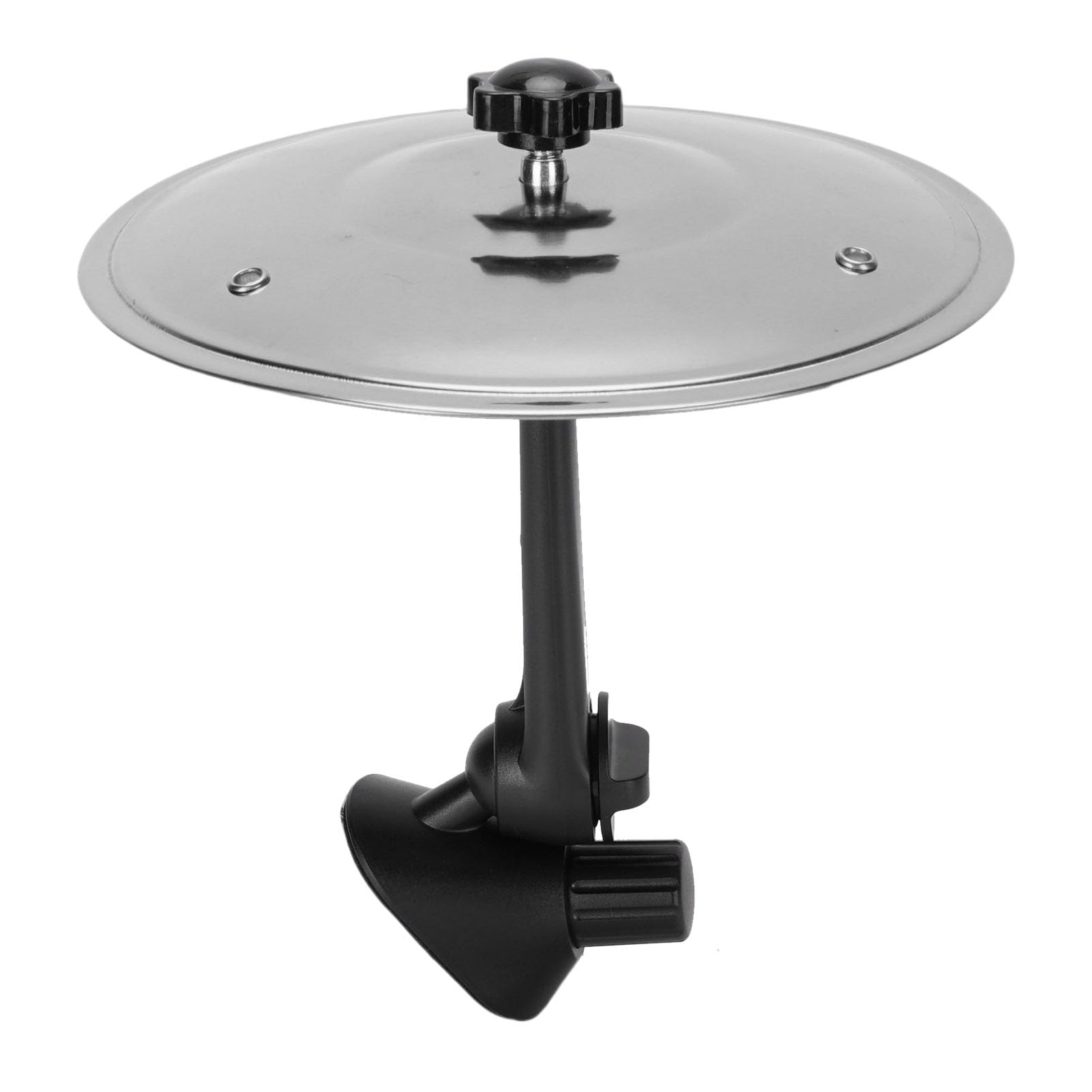 Car Crash Cymbal Drum Zabawny Instrument Muzyczny do Nawiewów Samochodowych Stop ABS dla Perkusistów i Miłośników Muzyki (SILVER)