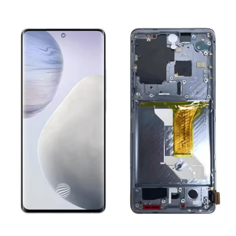 Écran tactile LCD pour Vivo X60 Pro Plus V2056A V2047 YOOOKOOO avec châssis doré