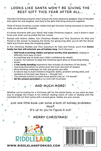 Fun Christmas Riddles and Trick Questions for Kids and Family: 300 Riddles and Brain Teasers That Kids and Family Will Enjoy - Ages 6-8 7-9 8-12 (Fun Christmas Books For Kids) image 4