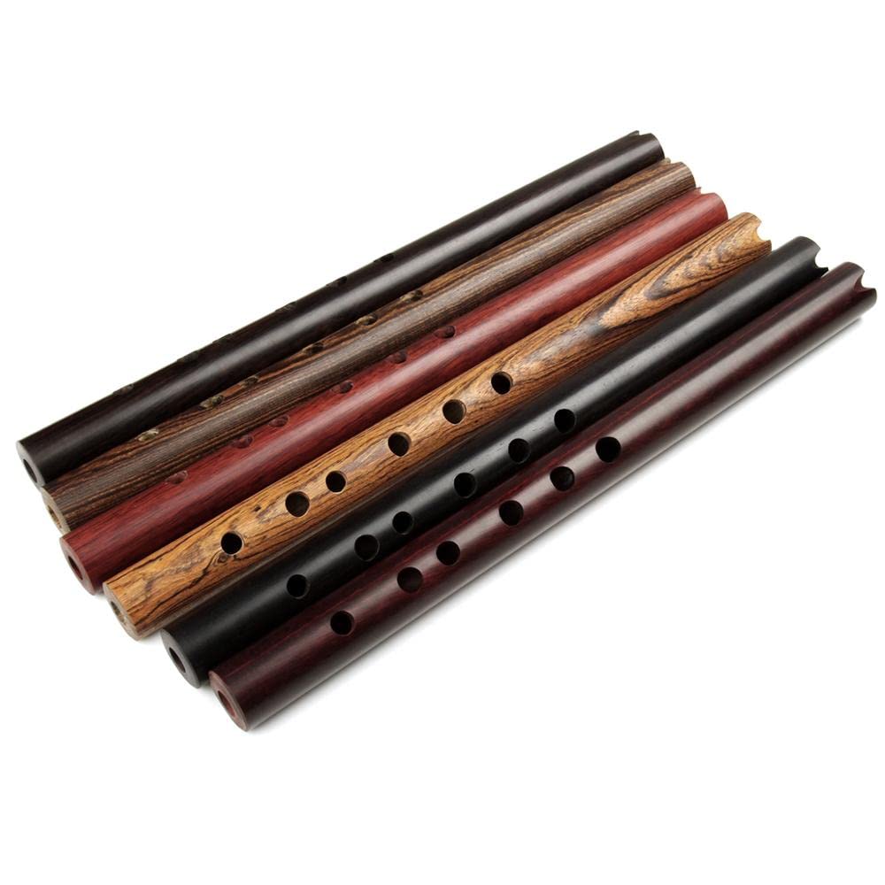 LELAMP Flûte Flûte en Bambou G Key Brown Flûte en Bambou Verticale Faite à la Main Instruments de Musique Flûte en Bambou Verticale Clarinette Redwood Quena Flûte Flûte Débutant