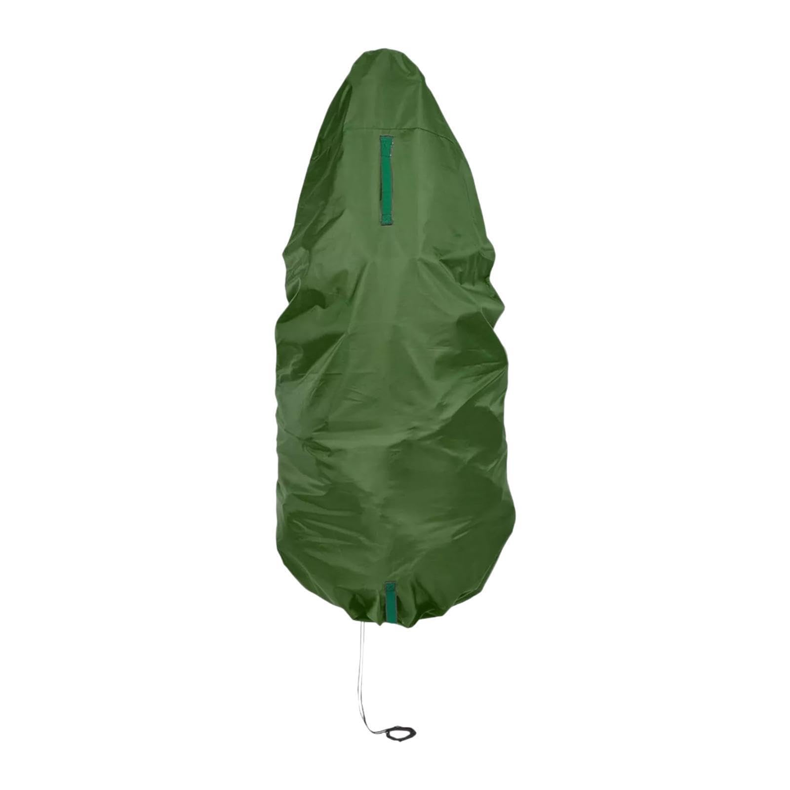 PIXZCSA Practical Christmas Tree Storage Bag Lightweight Dustproof Vertical Organizer Convenient Pouch For Holiday Christmas Tree Storage Bag Holiday Cover, Green, 5FT