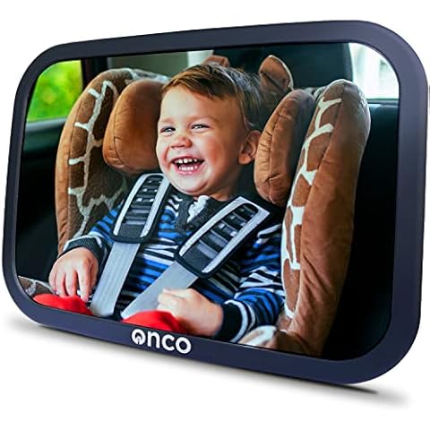 Espejo Coche Bebé Asiento Trasero Onco 100% irrompible Cover