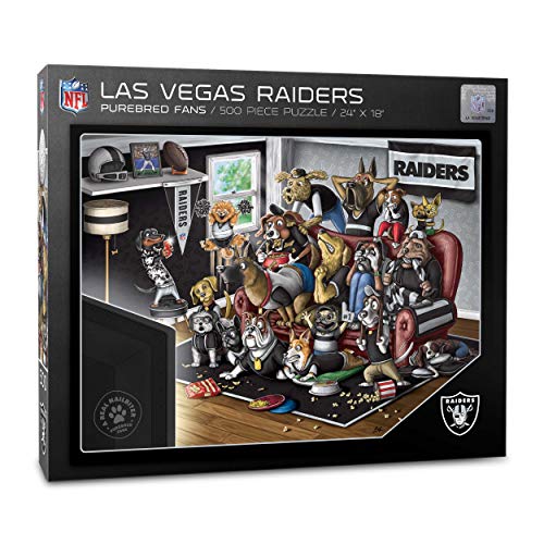 Image of YouTheFan NFL Purebred Fans 500pc Puzzle - A Real Nailbiter