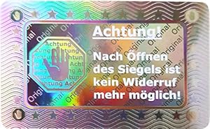 Atairs 3D Hologramm Sicherheitssiegel WS-S 320 Stk