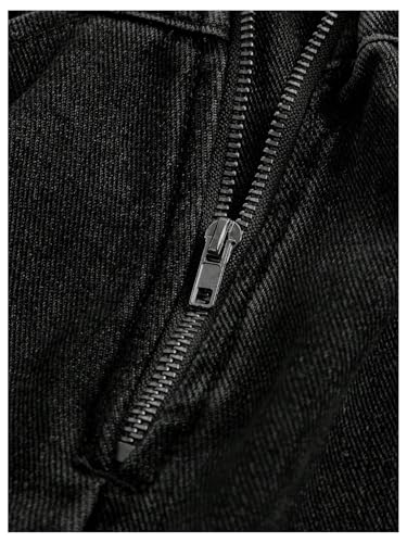 Floerns Women's Plus Size High Waist Denim Skirt Wrap Front Bow Bodycon Mini Skirt4