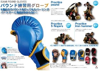 Amazon | ISAMI イサミ パウンドグローブ (IS-756) (青, フリー Amazon | ISAMI イサミ パウンドグローブ (IS-756) (青, フリー