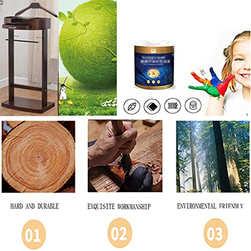 FOLREORP-Valet-Stand-with-Drawer-Wardrobe-Valet-Wood-Suit-Valet-Rack-Freestanding-Contour-Hanger-Trouser-Shoe-Rack-Tie-Belt-Stand-Organizer-Easy-to-Assemble-for-Both-Living-Room-and-Bed-Ro