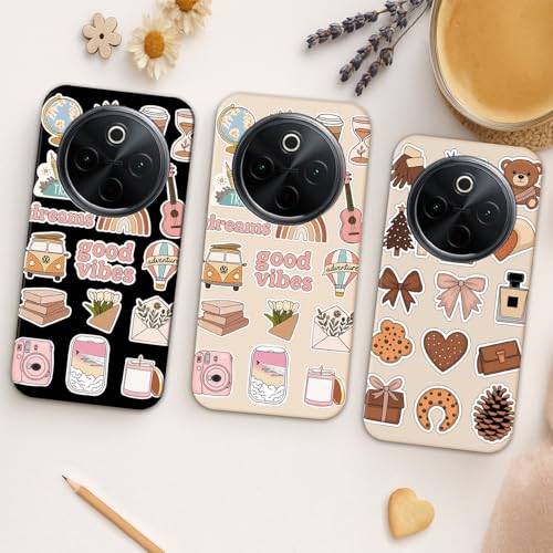 Image of COLORflow Back Cover Compatible with Vivo T4 5G / Y300 Pro 5G / iQOO Z10 5G | Pastel Dreams Collection Customized Back Cover Compatible with Vivo T4 5G / Y300 Pro 5G / iQOO Z10 5G