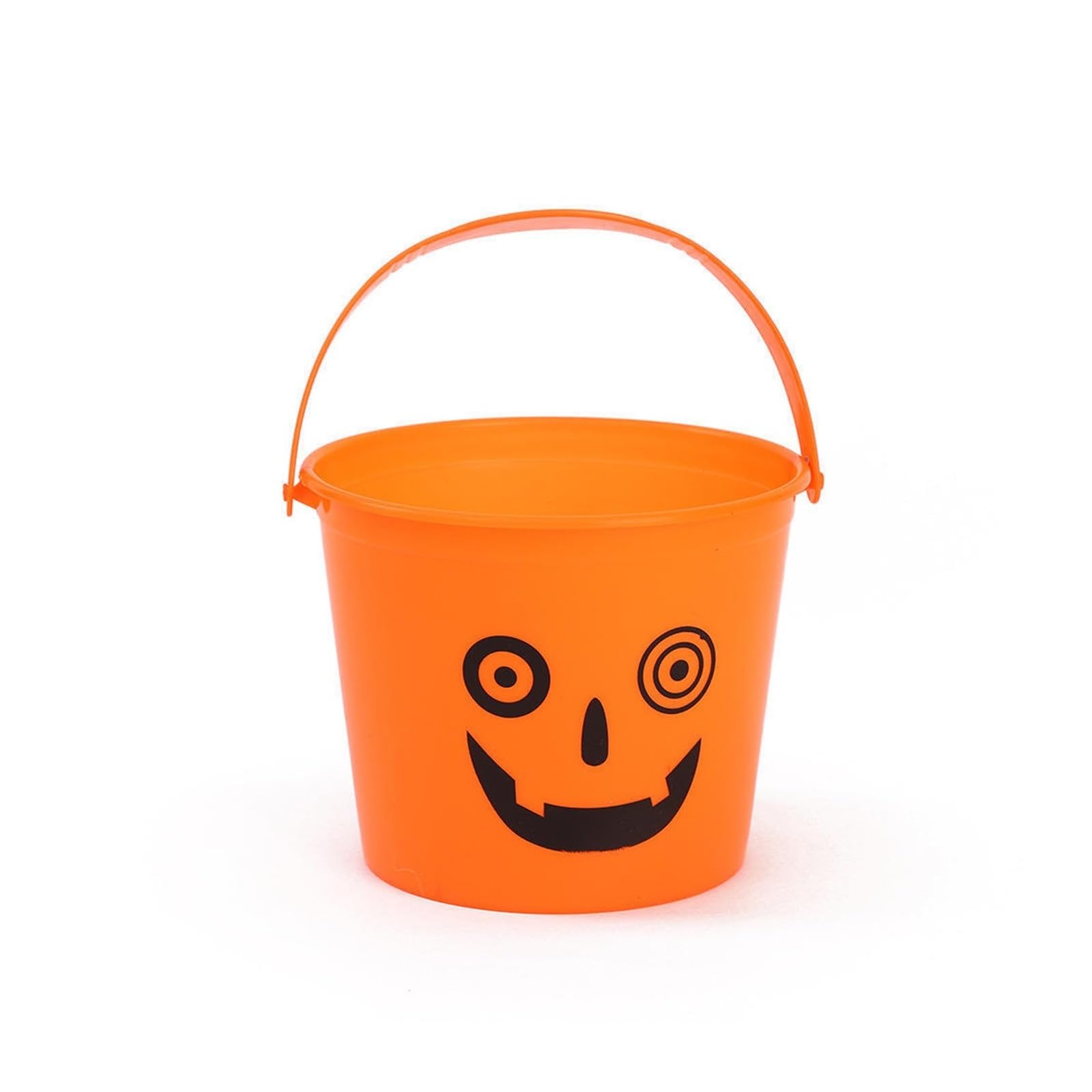 SZAJDSNMURB Pumpkin Candy Basket, PP Halloween Candy Bucket with Handle