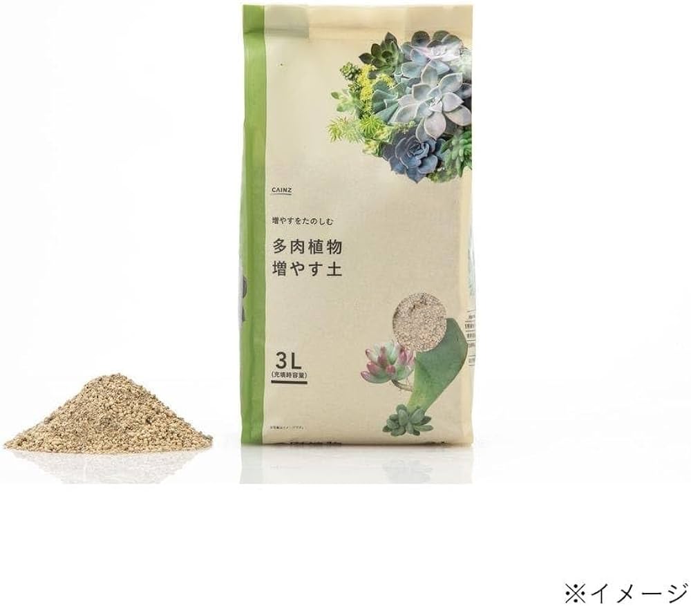 Amazon | カインズ(CAINZ) 多肉植物増やす土 3L 多肉植物向け
