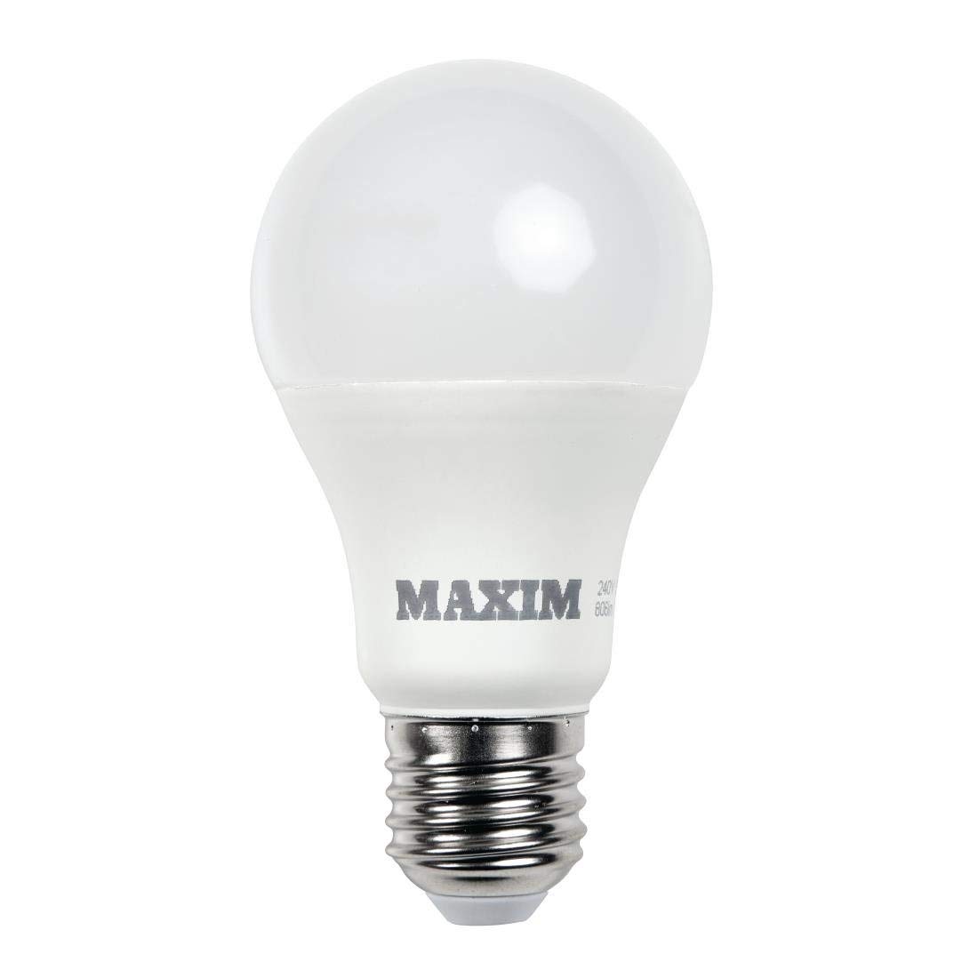 Maxim LED GLS Edison Screw (Daylight White) - 10watt (60watt) (Pack 10), 60MLGESDL5X10, Day Light