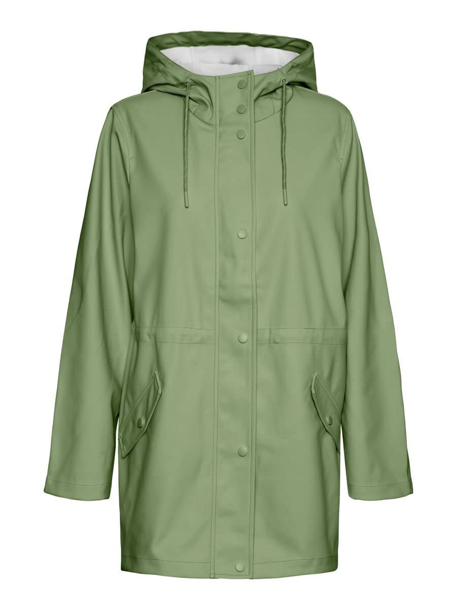 VERO MODA Women's Vmmalou Coated Jacket Noos, Loden Frost, XL