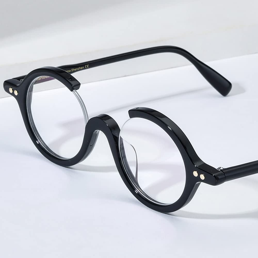 Gucci Women's Optical Gray Glasses, Black/Transparent, One Size