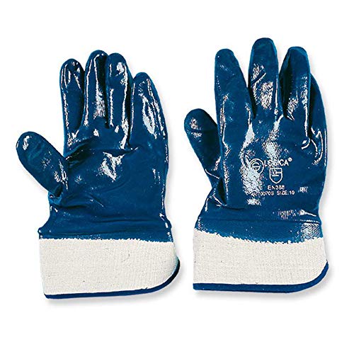 0070S LOGICA NITRILE COTTON GLOVES HEAVY DUTY TRIPLE SPACING MULTI USE PROTECTION ABRATION PERFORATION TAPE ANTIINFORMATION PPE HANDS WAREHOUSE OFFICIAL EDITION INDUSTRIAN SIZE 10