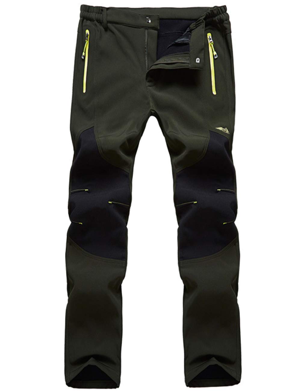 BenBoy Men's Snow Ski Outdoor Waterproof Windproof Fleece Cargo Hiking Pants