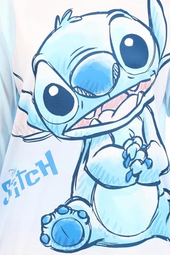 Disney Womens Lilo and Stitch Long Pyjama Set Ladies PJ's (22-24) Purple - Image 3