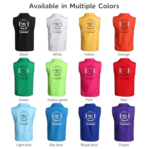 Custom Barber Smocks with Logo & Name - Personalized Polyester Vest, Unisex Workwear Jacket for Barbers & Stylists2