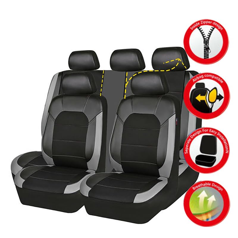 Coprisedili Anteriori Per VW T6 California 2016-2025 - Impermeabili, Traspiranti, Compatibili Airbag
