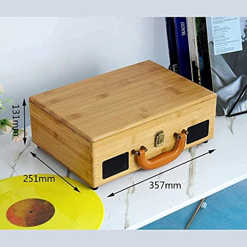 TAISK Tourne-Disque, Boîte à Musique Vintage Valise Platine Vinyle avec Bluetooth & USB-Classic Ledermaterial Style… - Les Beatles, Paul McCartney, John Lennon, RIngo Starr, George Harrison TAISK Tourne-Disque, Boîte à Musique Vintage Valise Platine Vinyle avec Bluetooth & USB-Classic Ledermaterial Style… – Image 4