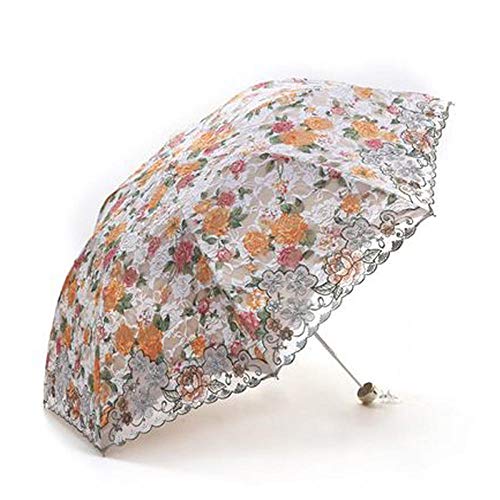 Parapluie coupe-vent protection UV soleil et pluie avec poche de rangement