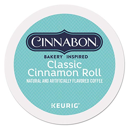 Cinnabon K-Cup Portion Pack for Keurig Brewers, Classic Cinnamon Roll, 24 Count