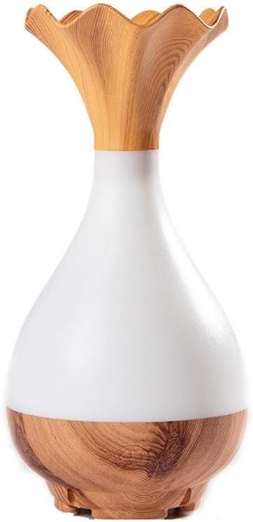 Creative Wood Aroma Humidifier Home Bedroom Plug-in Electric Incense Burner Sleep Aid Spray Living Room Air Purifier Easy to Clean (Color : Brown) (Natural)