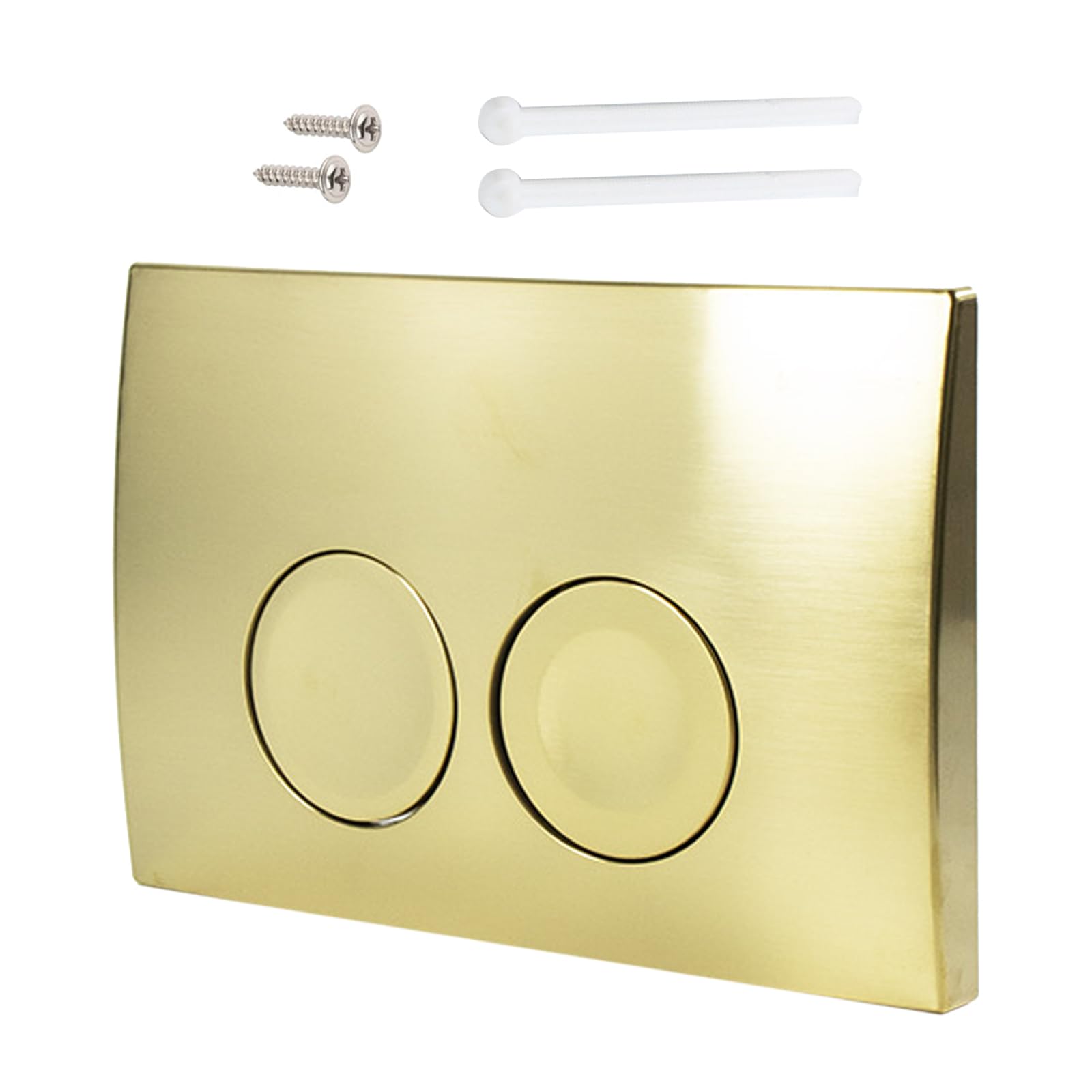 Geberit Delta15 bedieningsplaat voor spoel-stop spoeling, round