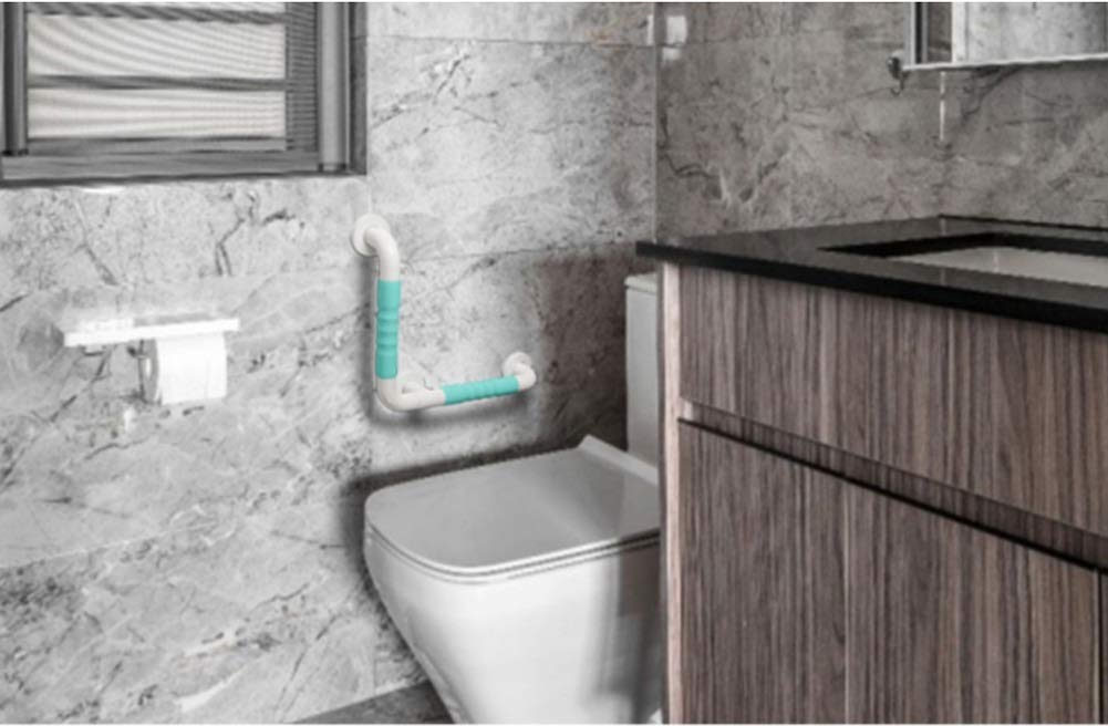 Maniglione per Handicap Di Sicurezza per il Bagno, Maniglioni per Vasche da Bagno e Docce Supporto a Parete Maniglioni per Bagno a Forma Di L per Anziani, Bilancia Di Sicurezza per Handicap 4