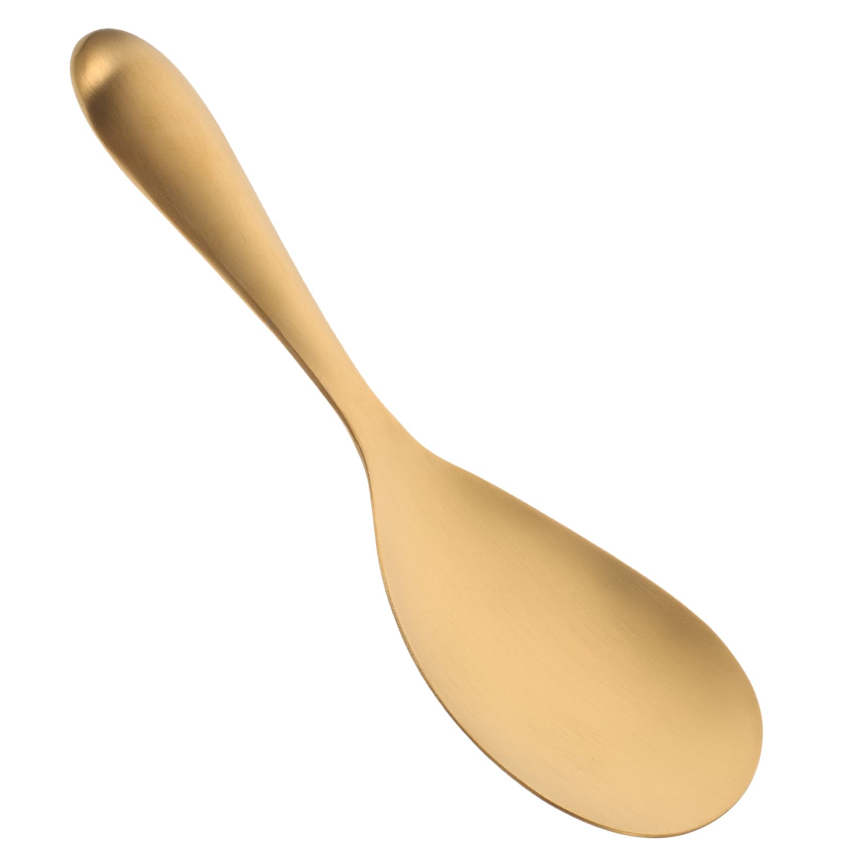 PRETYZOOM Stainless Steel Rice Spoon Ergonomic Kitchen Accessory for Serving Rice Lightweight and Wear Resistant Non Stick Design for Home Cooking and Dining
