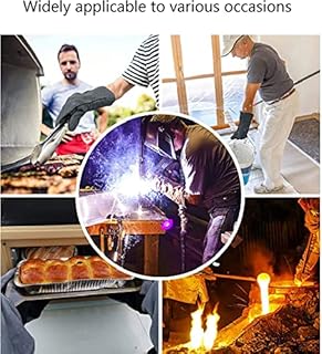 Elolicu 22 Inch Animal Handling Gloves - Anti Bite, Scratch & Heat Resistant for Dogs, Cats, Snakes & Reptiles