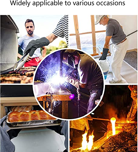 Elolicu 22 Inch Bite Proof Animal Handling Gloves, Welding Gloves Pets Anti Bite Scratch Protection Long Gloves Heat Resistant Bite Resistant Gloves For Dog Cat Snake Wild Animals Bbq Reptile Porter #TOP2