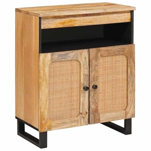 vidaXL Aparador Marrón 60 x 33 x 75 cm Madera de Mango Maciza