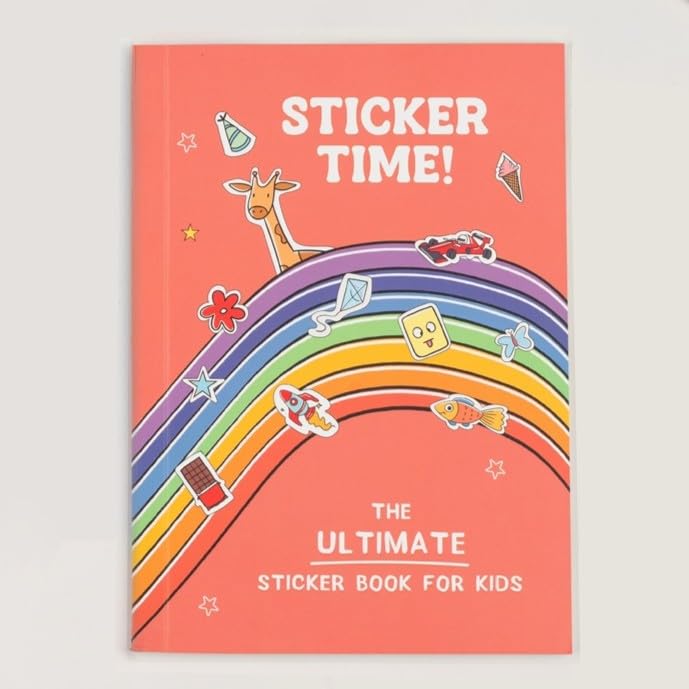 The Journal Lab | Mindful Me Kids Combo - Kids Gratitude Journal, Desk Affirmation Card Set, Sticker Book for 2026 New Year Gifting | Doodle Yellow 2