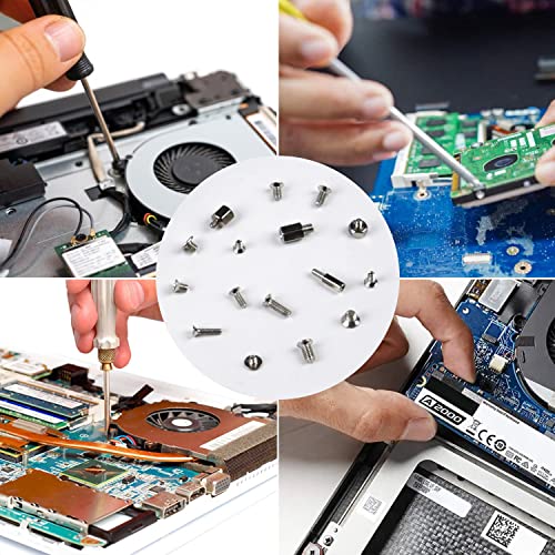 500Pcs M.2 Ssd Screw Kit, M.2 Standoff And Screw Kit For Asus Gigabyte Msi Asrock Motherboards, M.2 M2.5 M3 Ssd Mounting Screws For Asus Hp Dell Lenovo Msi Laptop Notebook Diy Pc Computer #TOP4