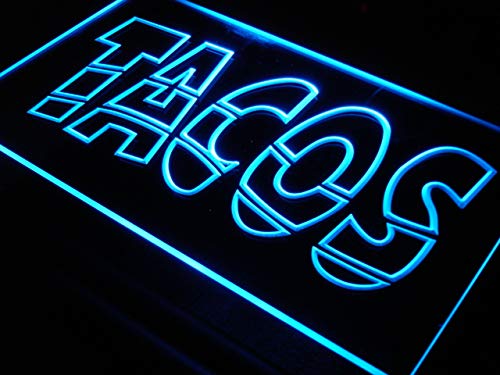 ADVPRO Mexican Tacos LED Neon Sign – Orange 24x16” Wall Art With Safe, Low Energy LED