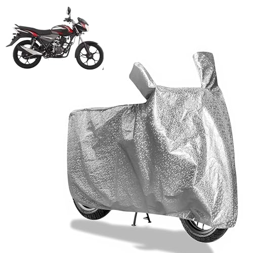 Image of Sulfar Bike Cover for Bajaj Chetak (3001 (Mid EV)) | Waterproof, Dustproof & UV Protected | All Weather Two Wheeler Cover (Silver) New 2026 Variants